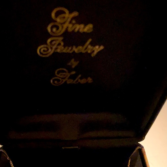 Vintage Gold & Jade Necklace HASKELL & FABER - Picture 2 of 4